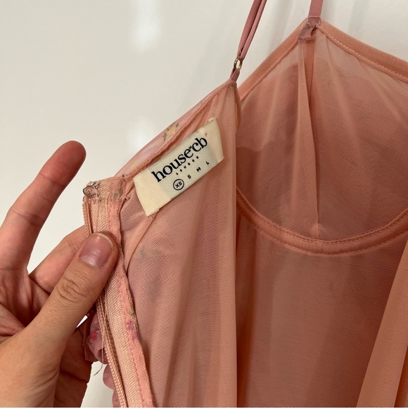 House of CB Ella Mini Dress in Pink Print - Picture 4 of 6